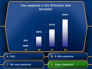 Who Wants To Be A Millionaire game template